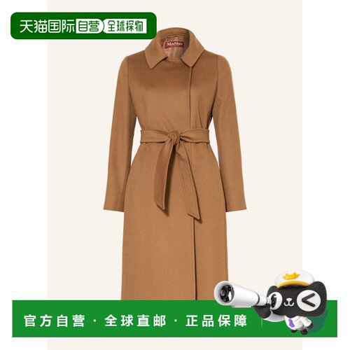 香港直邮MAX MARA STUDIO 女士大衣 100319135115000 CO 酒红色