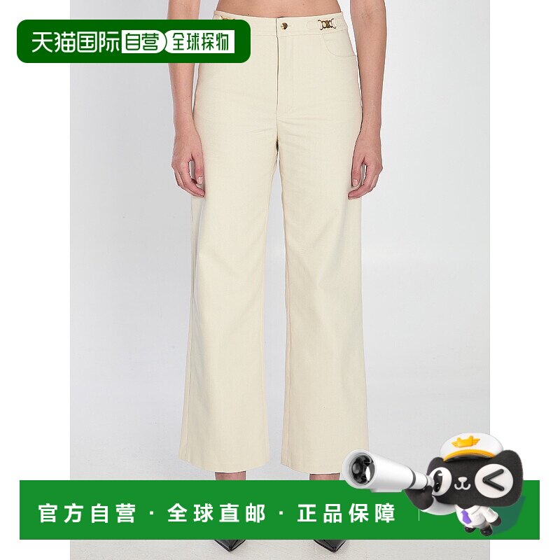 香港直邮CELINE 女士休闲裤 RP02E545Z01OW CO 花色 SIGNATURE TR