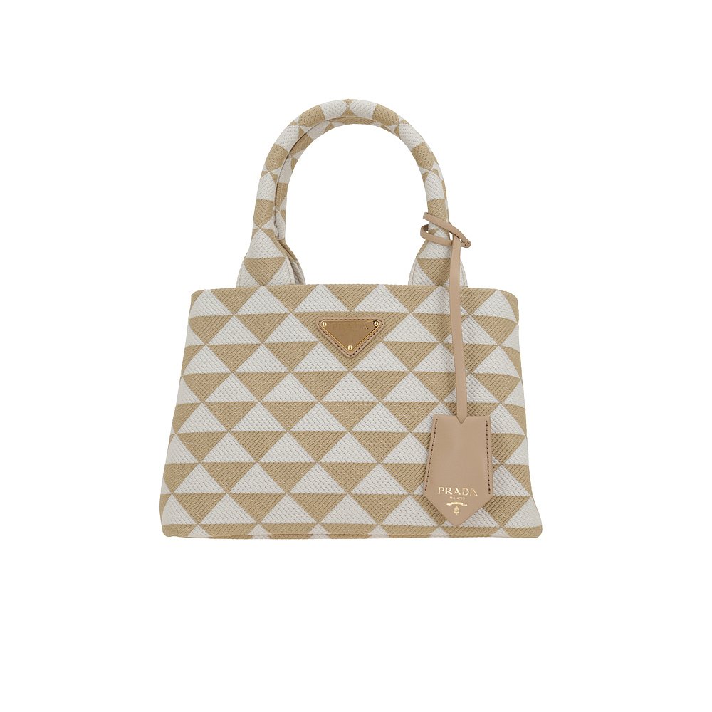 Prada 普拉达 女士 Symbole 小号提花购物包 1BG462VN2O2FKL