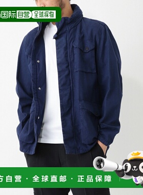 日本直邮HERNO LAMINAR 男士蓝色野战夹克fi00012ul 17119 9247t0