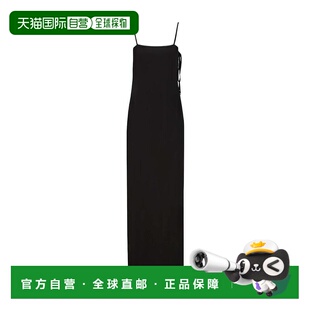 连衣裙 绉纱长款 694902Y3E30 Laurent 香港直邮Saint