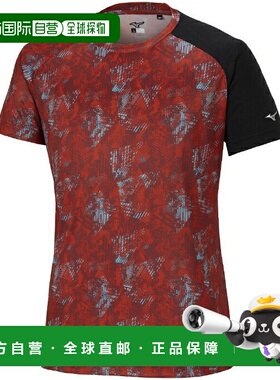 日本直邮 Mizuno 男士棒球半袖图形T恤 [12JACT5762]美津浓