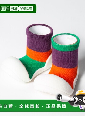 日本直邮Attipas AT02“Together”婴儿鞋袜鞋婴儿洗礼礼物双鞋礼