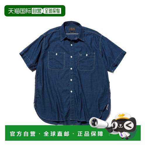 日本直邮BEAMS WORK 原色靛蓝 chambray
