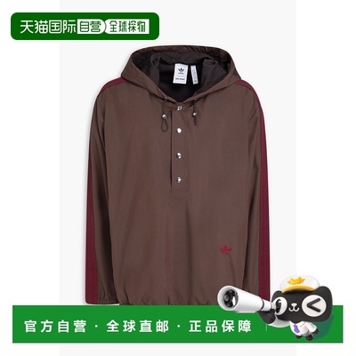 1h可退 香港直邮潮奢 Adidas 男士 Shell 厚夹克 JJ2929NBROWN