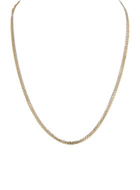 CARTIER/卡地亚 TRINITY系列 18K金白金玫瑰金黄金三色细链链条