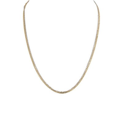 CARTIER/卡地亚 TRINITY系列 18K金白金玫瑰金黄金三色细链链条