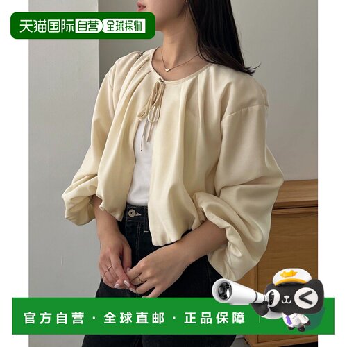 1h可退 日本直邮LE'MAGE 女装 泡泡袖透视衬衫 LEZ1062204A0001