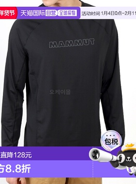 韩国直邮MAMMUT Selun FL 男士长袖徽标T恤 运动休闲 1016-01440-