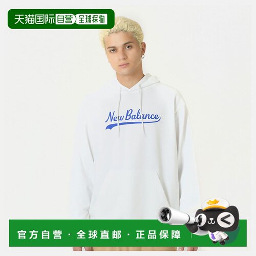 日本直邮New Balance Legacy 字母印花百搭运动时尚舒适连帽卫衣