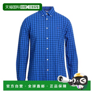 1h可退 香港直邮Tommy Hilfiger 汤米 希尔费格 男士 格纹衬衫