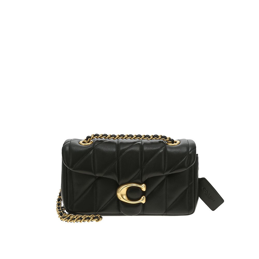 COACH Tabby20系列女士皮质单肩斜挎绗纹链条包 CP149