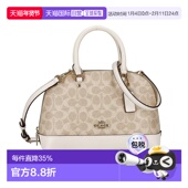 老花皮革女士手提包 日本直邮COACH蔻驰 经典 CCQ26