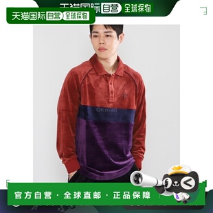 韩国直邮Sergio Tacchini NOCI 丝绒长袖 POLO 衫 男女通用 STF24