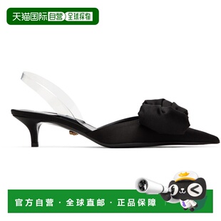 1h可退 香港直邮潮奢 versace 范思哲 女士 黑色 Alia Slingback