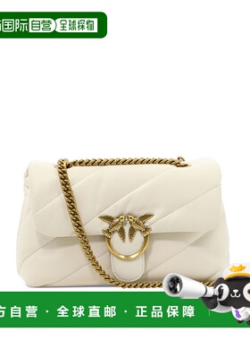 香港直邮PINKO 女士单肩包  100038A0F2Z14Q SS2025白色斜挎包