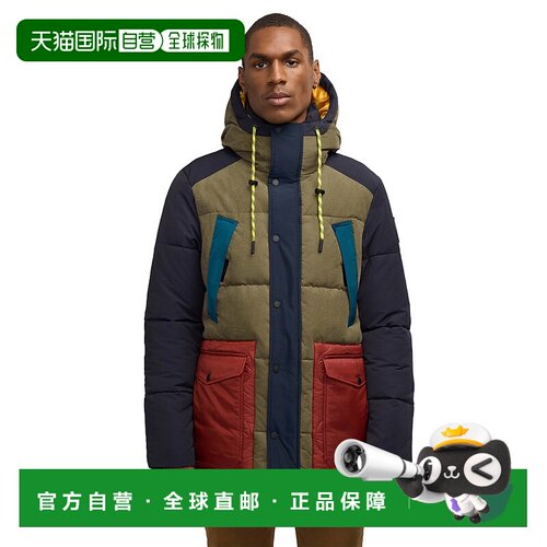 自营 scotch & sodaScotch&Soda男式Arza混合材质绗缝派克大衣，-