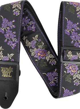 Ernie Ball厄尼鲍尔 吉他背带 5364 提花薰衣草花 P05364