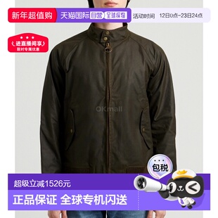 韩国直邮Barbour男士BR YALE短款蜡夹克时尚百搭巴伯MWX2237外套