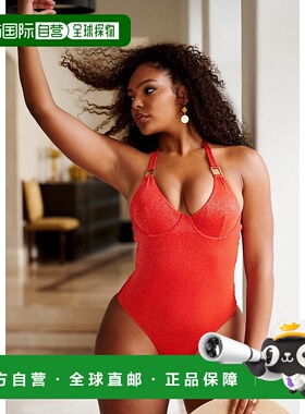 自营 jmp波拉波拉岛连体泳衣 - Blaze Lurex - 橙色 美国奥莱直发