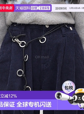 Our Legacy腰带男女款皮质黑色链锁时尚简约质地柔软A4228LLB