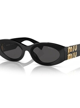 自营MIUMIU缪缪椭圆形logo标识太阳镜带镜盒MU09W/SMU11W