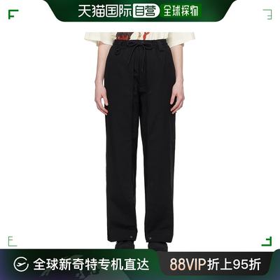 香港直邮潮奢 Y-3 女士 黑色叠层长裤 IR6249