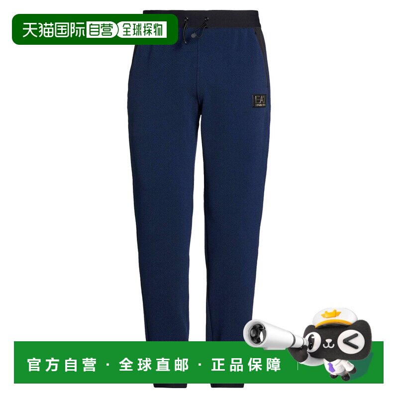 香港直邮潮奢 Ea7 男士 运动裤 blue蓝色 舒适时尚