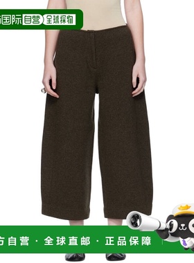 1h可退 香港直邮Tom Ford 汤姆 福特 女士 棕色 Barrel Leg Curro