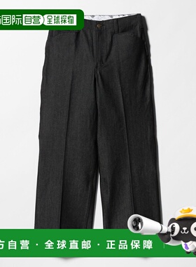 1h可退 日本直邮BEN DAVIS 男装 宽松直筒丹宁裤 半拉链设计 8114