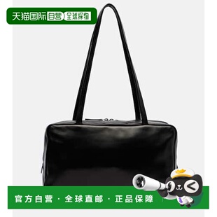 1h可退 香港直邮潮奢 The Row 女士 Astra 皮革肩包 black黑色 舒