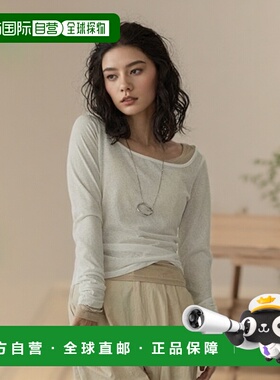 1h可退 日本直邮DRWCYS 女士侧抽褶透视上衣 DSWAM244002潮牌时尚