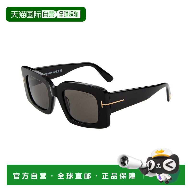 自营Tom Ford女士Bridgitta 50mm太阳镜-黑色 美国奥莱直发