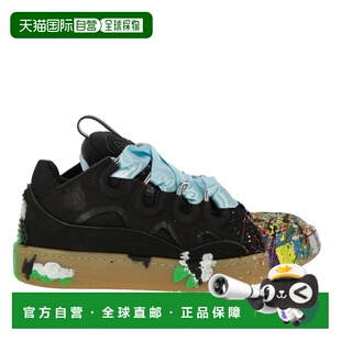 1h可退 香港直邮Lanvin 朗雯 女士 系带休闲运动鞋 FWSKDK02DRGDP