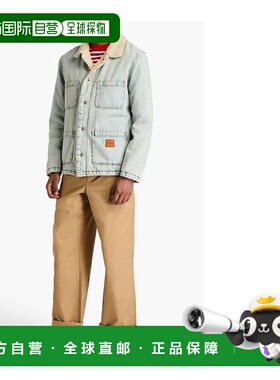 1h可退 香港直邮潮奢 Sandro 男士 牛仔布夹克 SHPBL00837BLUEVIN