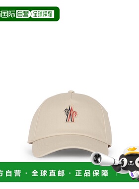 香港直邮MONCLER 女士帽子 983B000010486320D SS2025 米白色