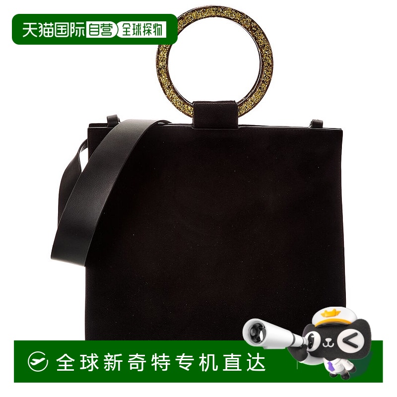 自营 Edie Parker Aces绒面革包（正品预购）-黑色 【美国奥莱】