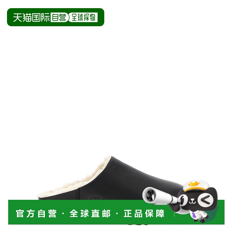 1h可退 香港直邮UGG 男士拖鞋 1172270BLK AW2025 黑色 圆头平底