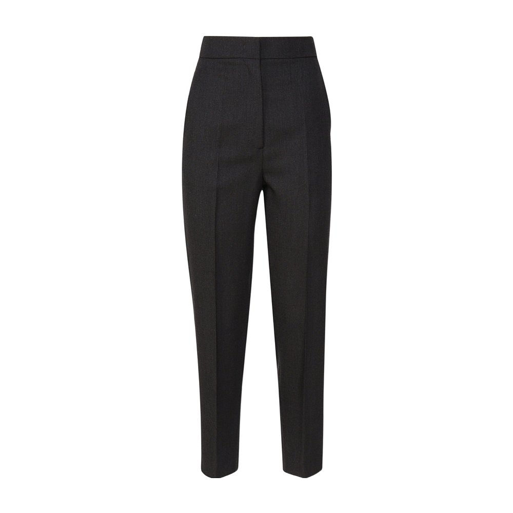 MAX MARA 女士休闲裤 1136113906008 AW2024 黑色 折痕休闲裤