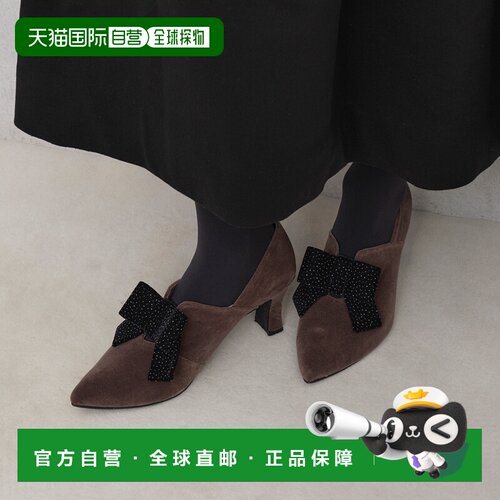 Launa lea 585 7cm丝带天鹅绒短靴 (0585) 灰褐色Z