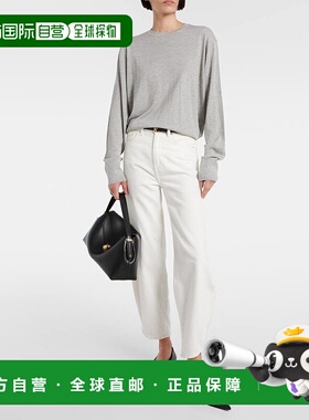 香港直邮潮奢 TOTÊME 女士 真丝羊绒混纺毛衣 004162