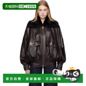 女士 棕色 Daemon 香港直邮KHAITE 皮革夹克 6209937
