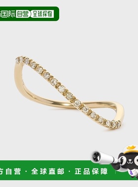 1h可退 日本直邮NOJESS女士K10钻石戒指 30242111036