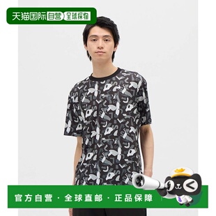 图形T恤速干运动半袖 Screening 跑步 Sun 日本直邮