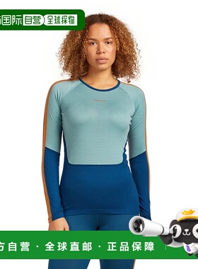 香港直邮ICEBREAKER 美利奴200 Oasis+ Crewe 长袖保暖底层衣 女