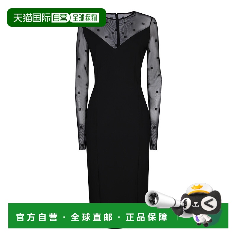 1h可退 香港直邮GIVENCHY 女士连衣裙 BW21LD30XQ001BLACK AW2023