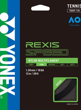 日本直邮Yonex 网球线 Lexis Speed 130 网球肠 TGRSP130-007