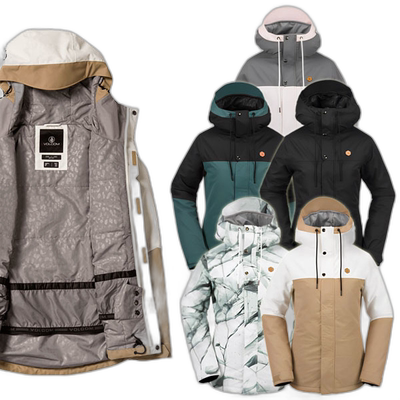 日本直邮VOLCOM/福尔康 BOLT INS夹克女士防水外套单板滑雪服雪衣