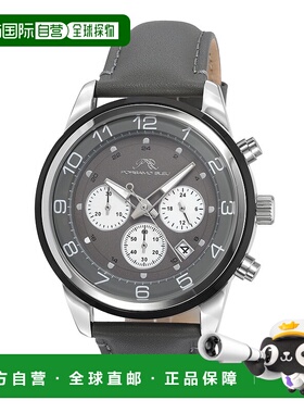 自营 porsamo bleuArthur 男士计时码表灰色手表 - 灰色 美国奥莱