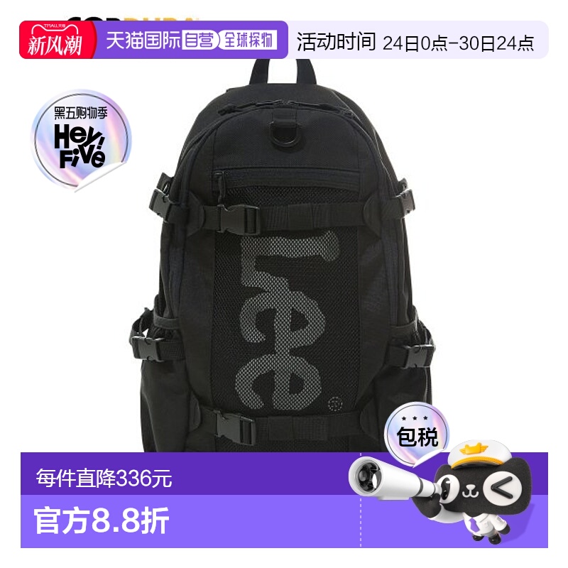 韩国直邮LEE休闲日常舒适时尚韩系通勤新款双肩包LE2401BG21BK